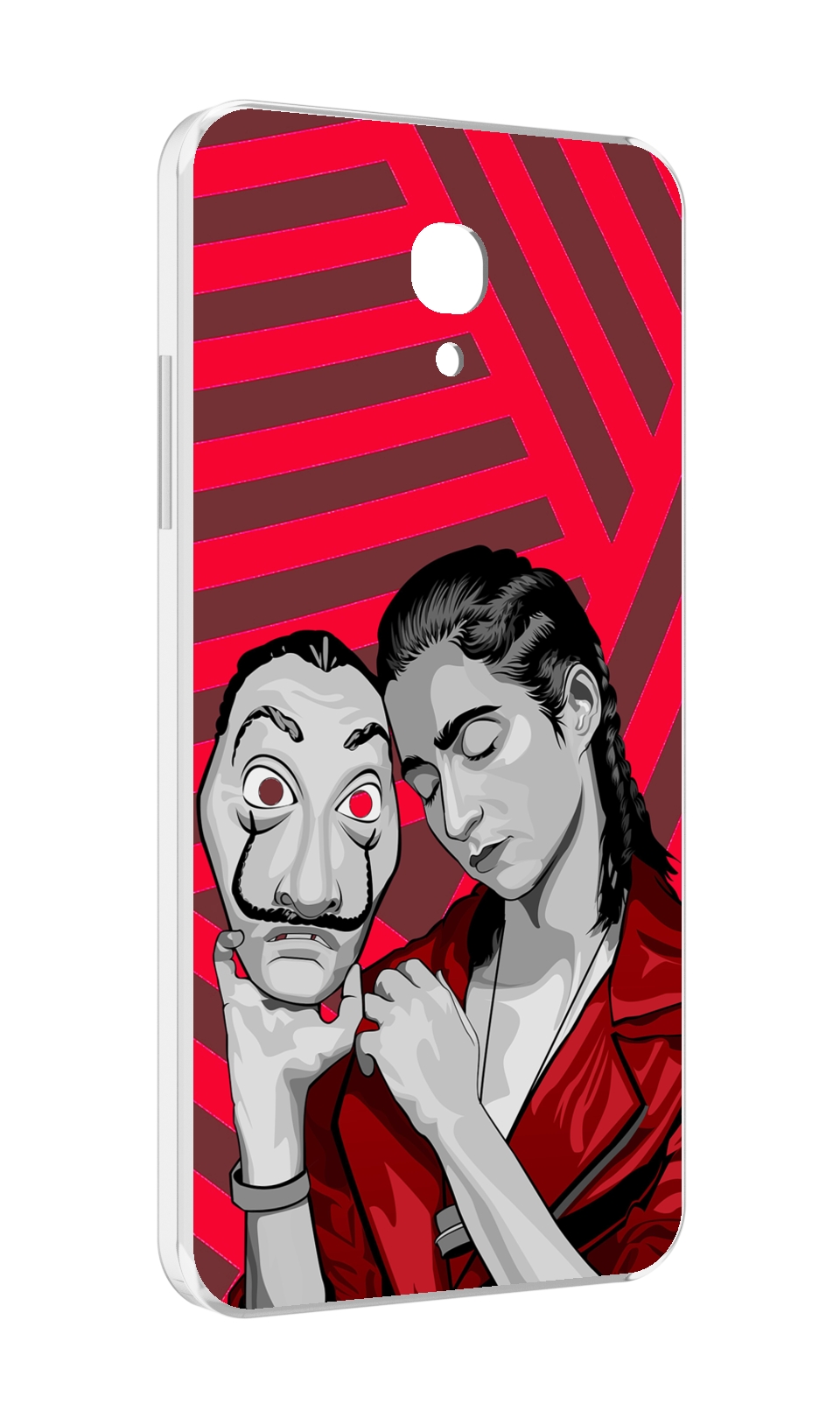 

Чехол MyPads Найроби-бумажного-дома для Lenovo Vibe P2 5.5 (P2a42), Прозрачный, Tocco