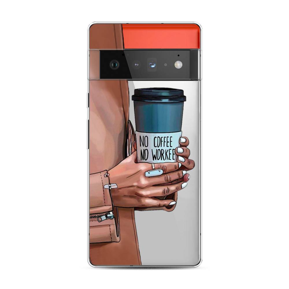

Чехол Awog на Google Pixel 6 Pro "No coffee", Разноцветный, 270950-7