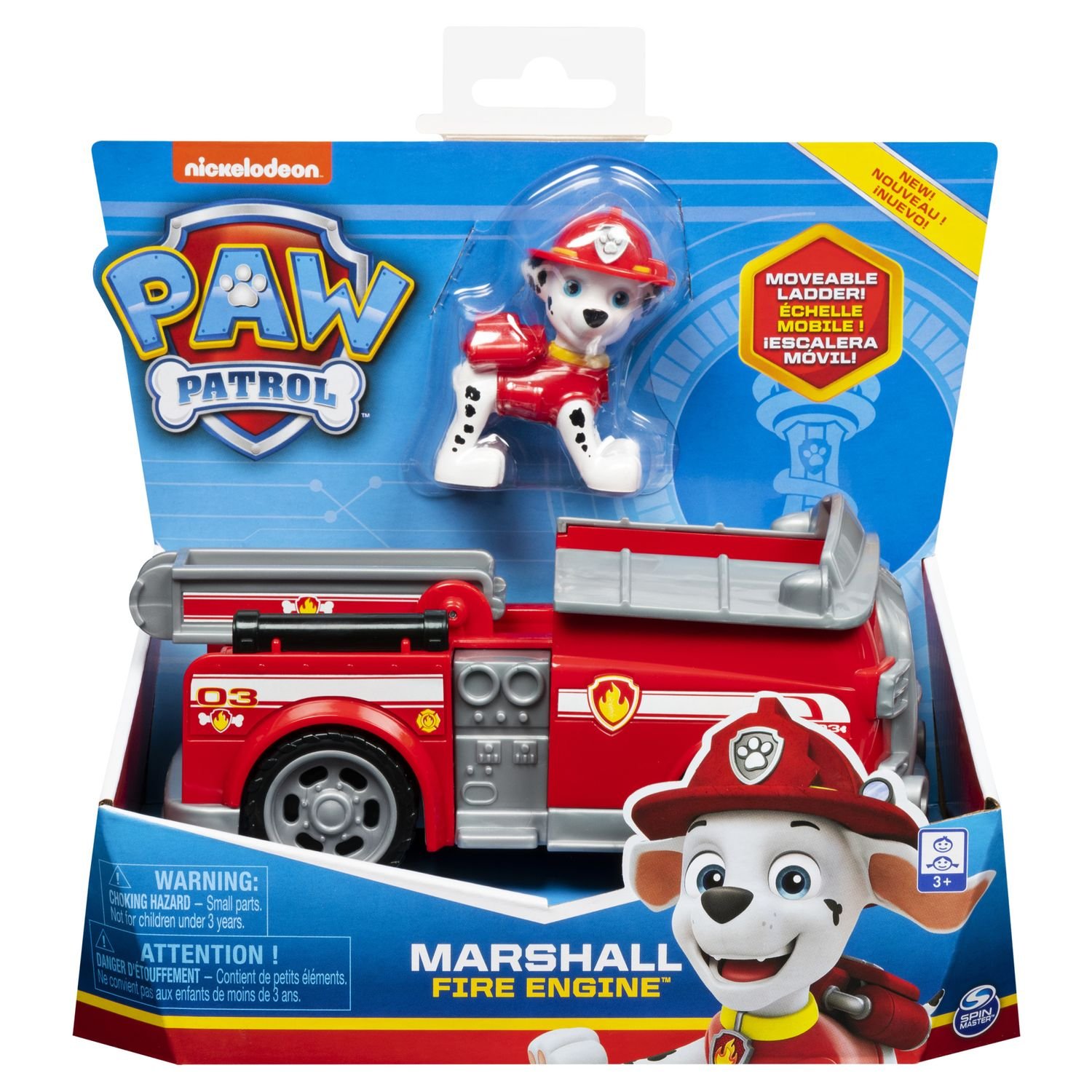 Машинка Paw Patrol с Маршалом 6061798, Красный