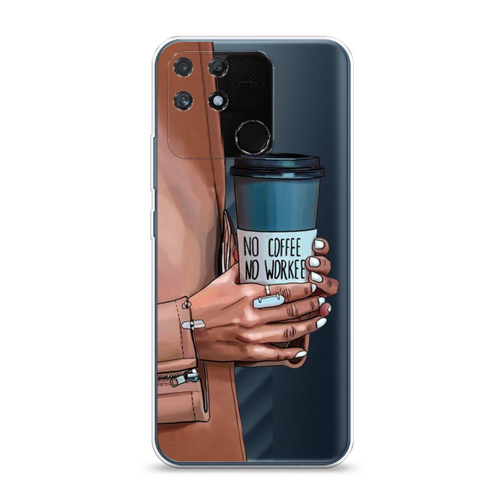 

Чехол Awog на Realme Narzo 50A "No coffee", Разноцветный, 258450-7