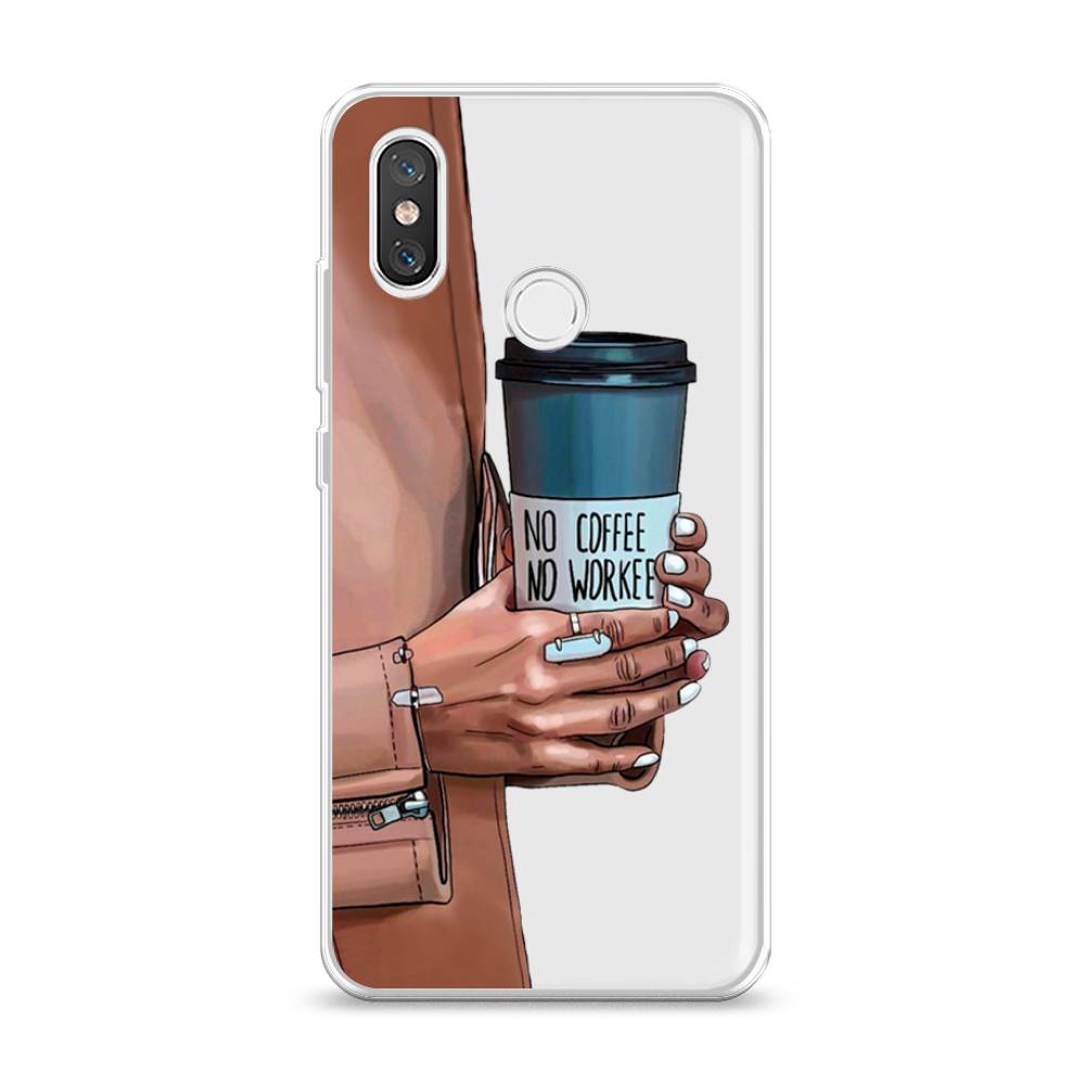 фото Чехол awog "no coffee" для xiaomi mi 8