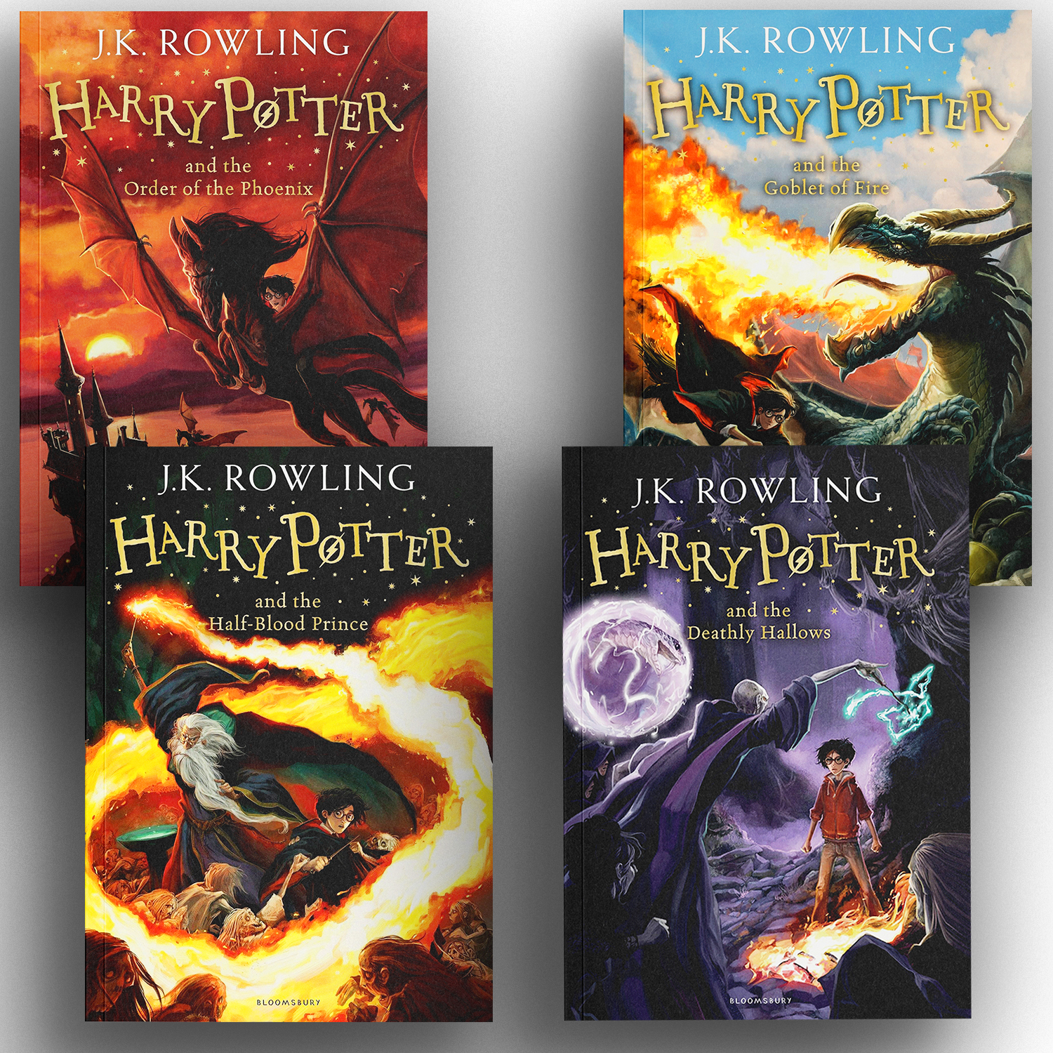 фото Комплект книг harry potter book set 4-7 bloomsbury publishing