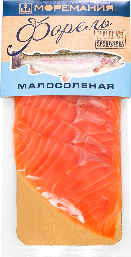 

Форель Моремания слабосоленая ломтики 150 г