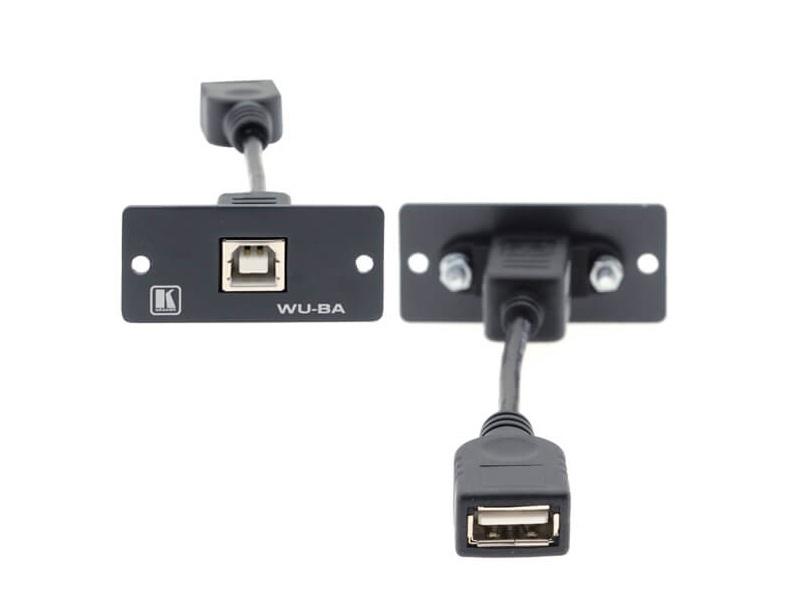

Модуль-переходник USB розетка В-розетка А Kramer WU-BA(B), Черный, WU-BA(B)