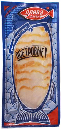 

Осетр русский Олива Факел горячего копчения ~1 кг