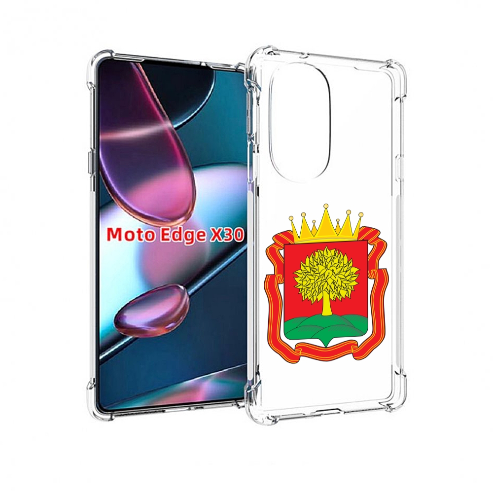 

Чехол MyPads герб-липецкая-область для Motorola Moto Edge X30, Прозрачный, Tocco