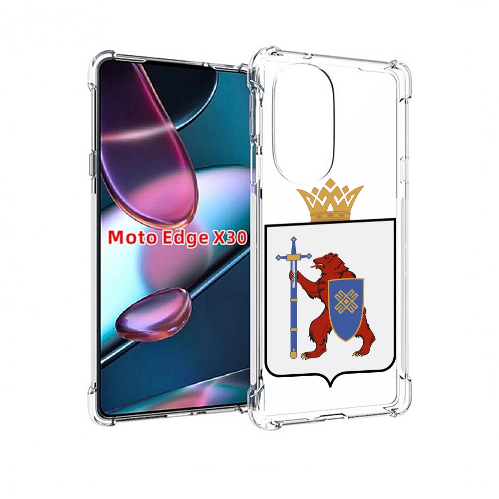 

Чехол MyPads герб-марии-эл-иошкар-ола для Motorola Moto Edge X30, Прозрачный, Tocco