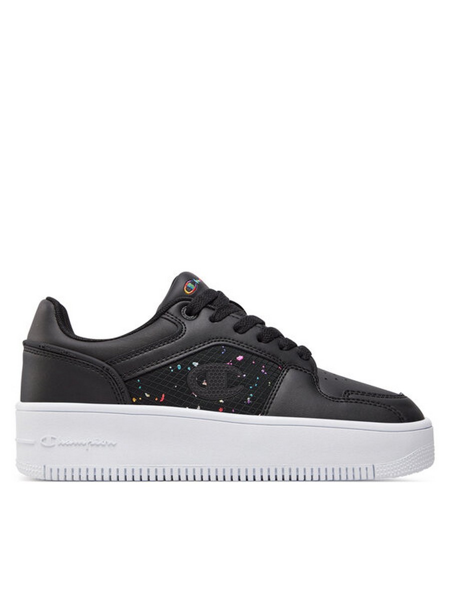 Кеды женские Champion Rebound Platform Abstract Low Cut Shoe S11654-CHA-KK001 черные 39 EU 7896₽