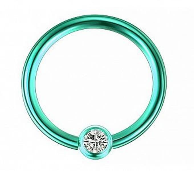 

Пирсинг для носа из бижутерного сплава PR-KL-076, кристаллы, PR-KL-076