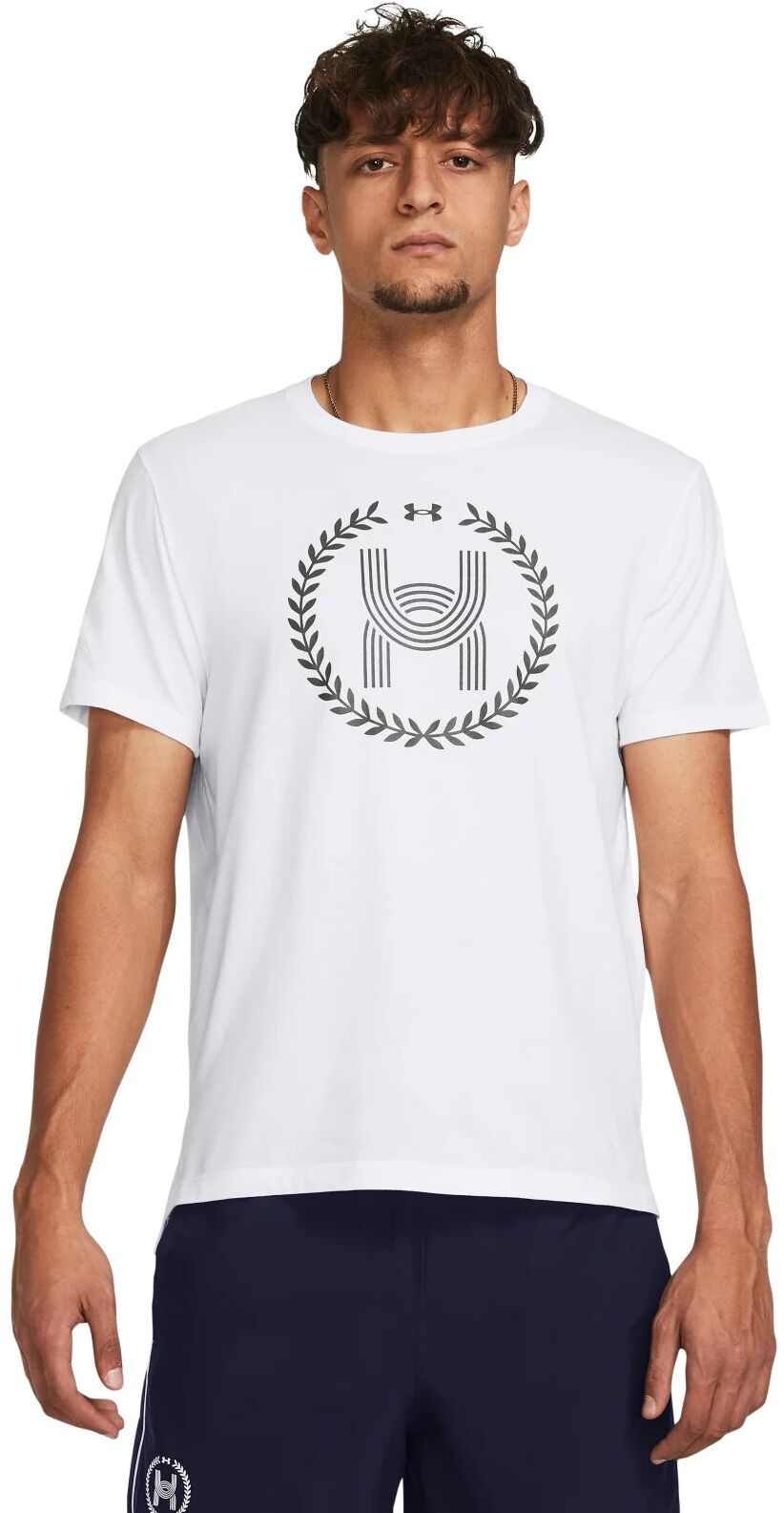 

Футболка мужская Under Armour UA RUN EVERYWHERE WREATH SS белая SM, Белый, UA RUN EVERYWHERE WREATH SS