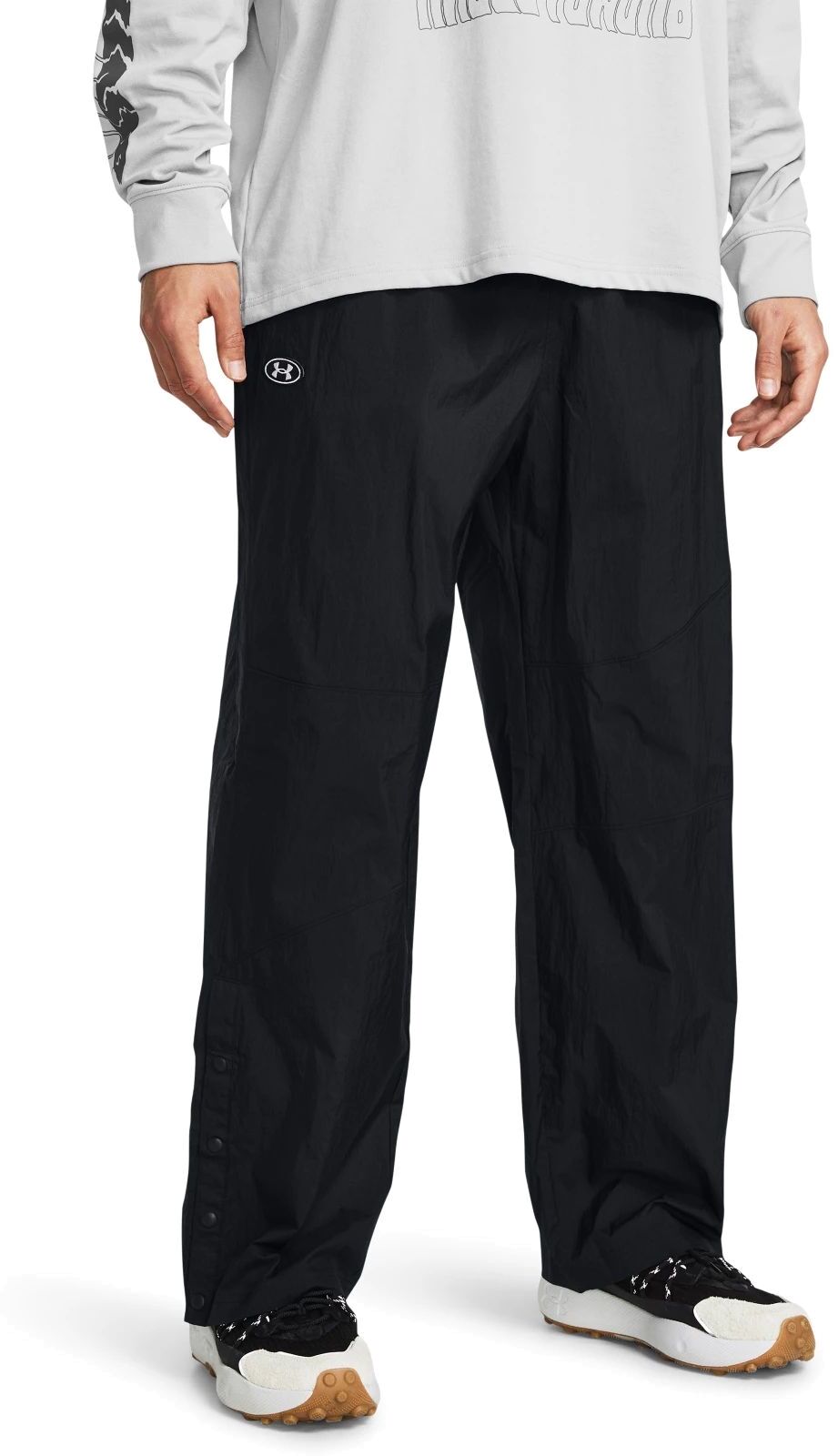 

Спортивные брюки мужские Under Armour UA Legacy Crinkle Pant черные MD, Черный, UA Legacy Crinkle Pant