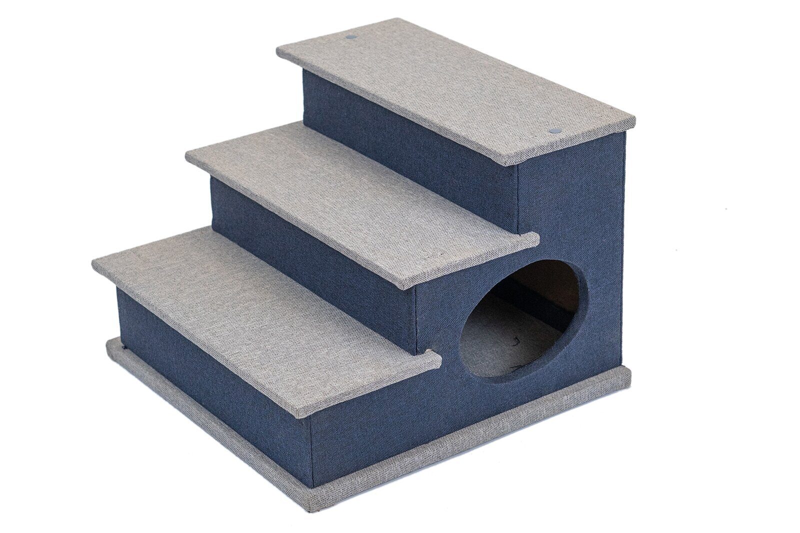 

Лесенка домик для животных PetTails Navy, рогожка, 39 х 38 х 32см