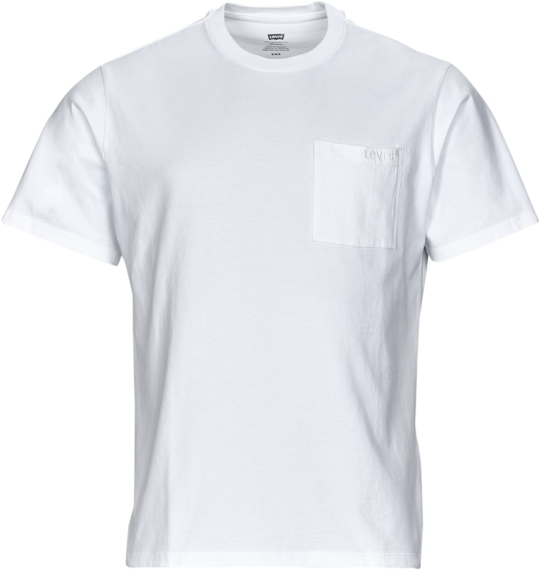 

Футболка мужская Levi's Men Short Sleeves Pocket Tee белая XL, Белый, Men Short Sleeves Pocket Tee
