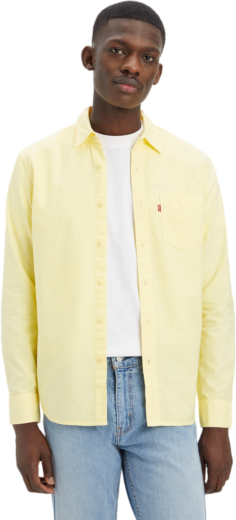 

Рубашка мужская Levi's Men Sunset 1 Pocket Standard Shirt желтая S, Желтый, Men Sunset 1 Pocket Standard Shirt