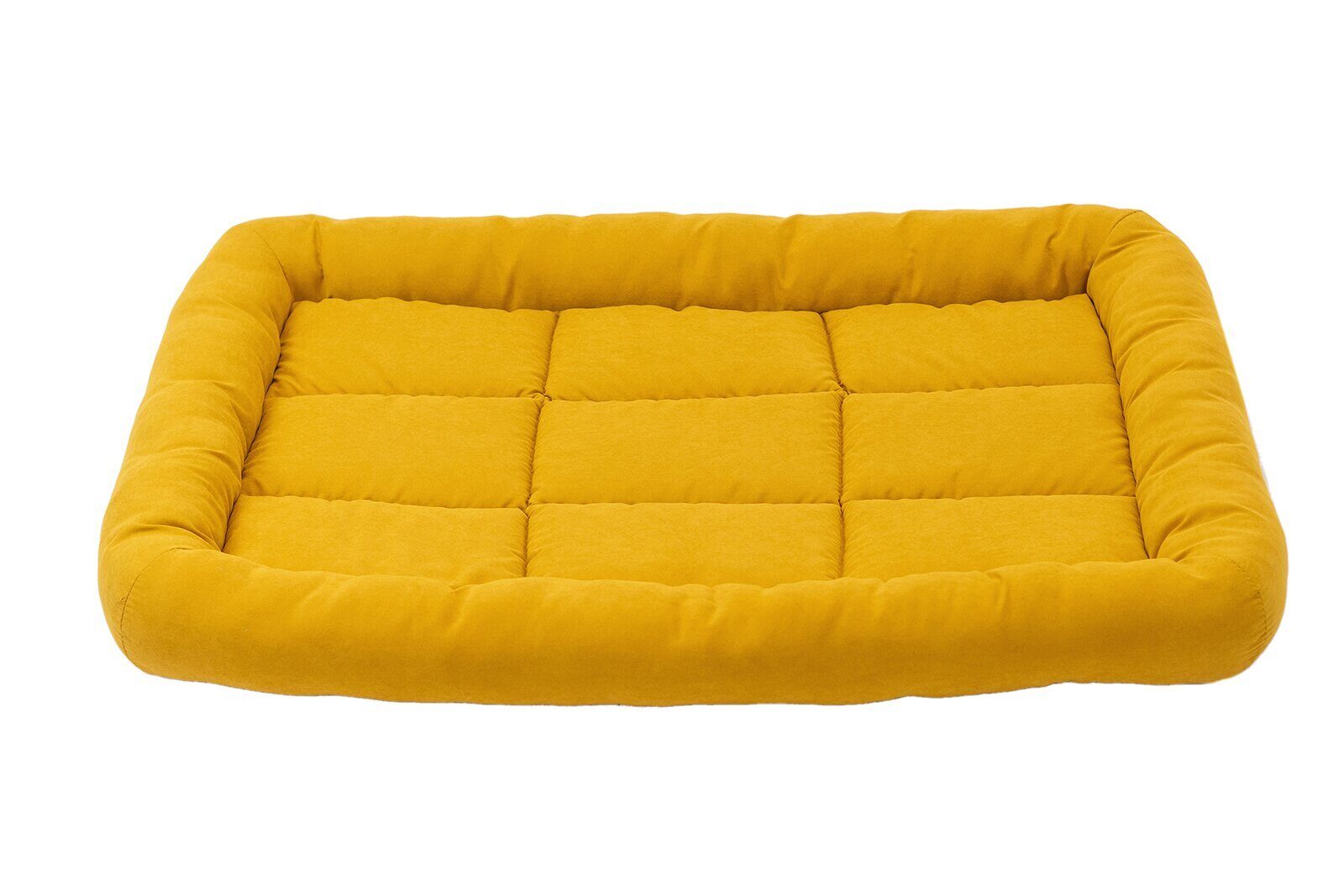 

Лежанка для кошек и собак PetTails бархат 57x84x9см желтый