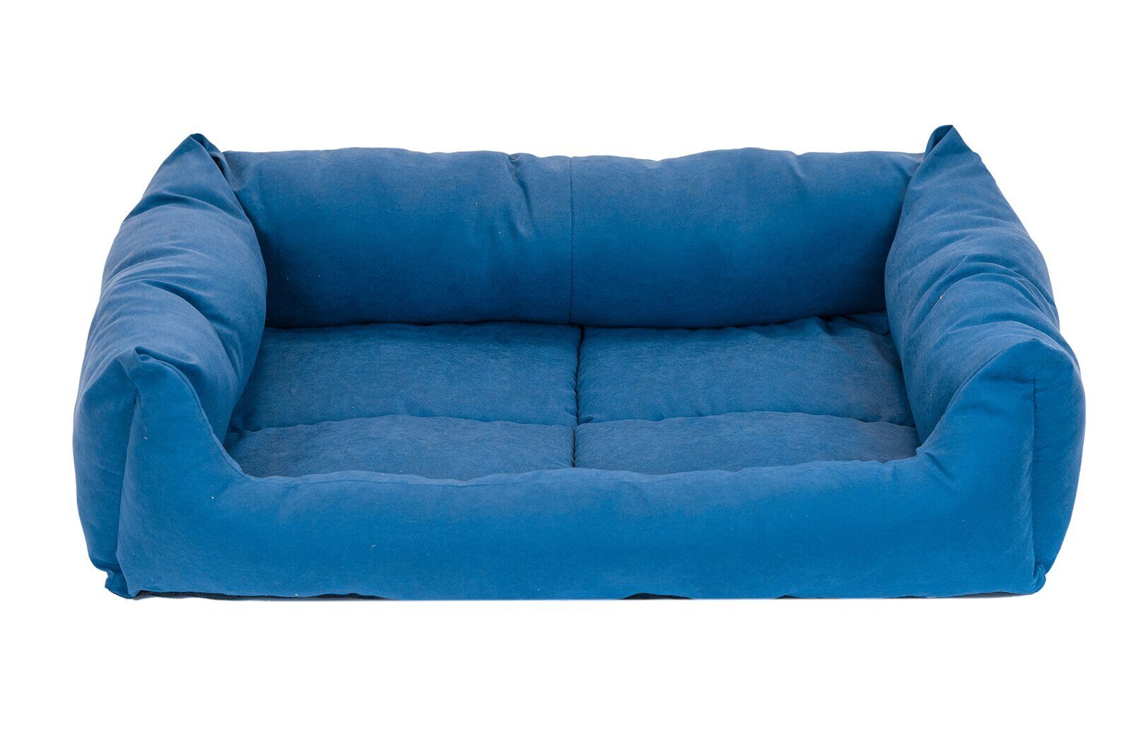 

Лежанка для кошек и собак PetTails бархат 57x80x20см синий