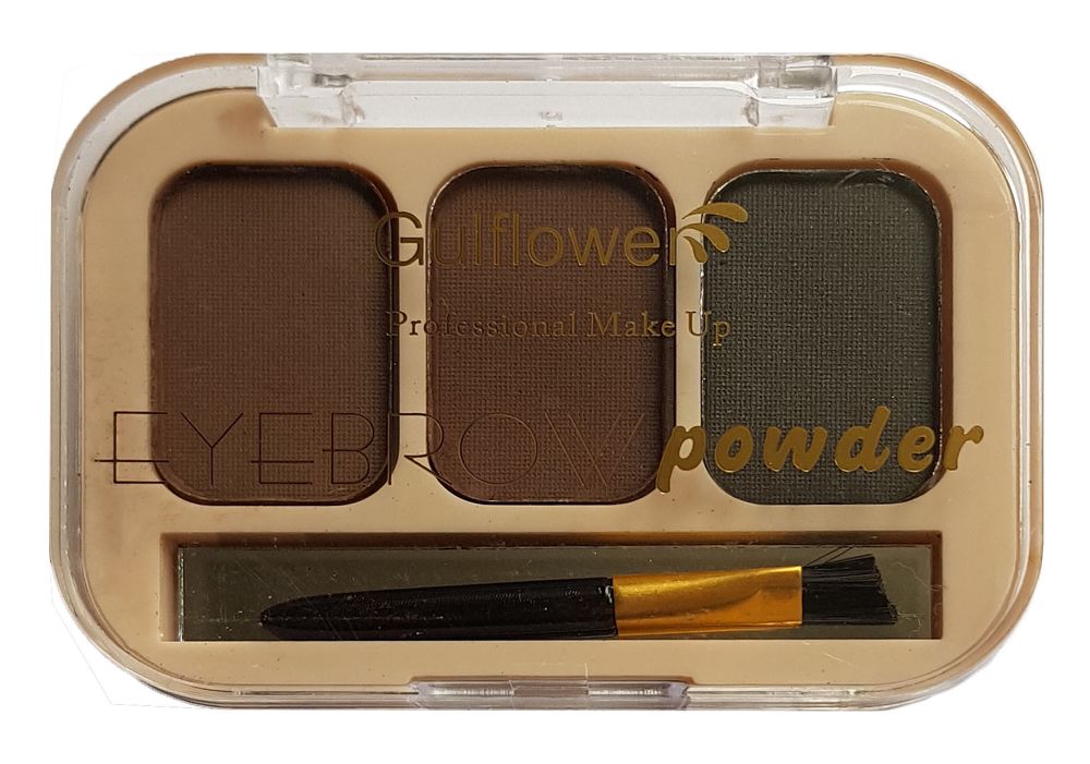 

Палетка теней для бровей Gulflower Eyebrow Powder 3 оттенка CF296-2