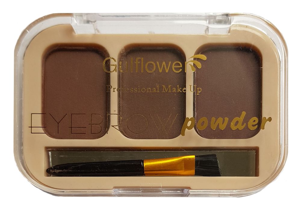 

Палетка теней для бровей Gulflower Eyebrow Powder 3 оттенка CF296-3