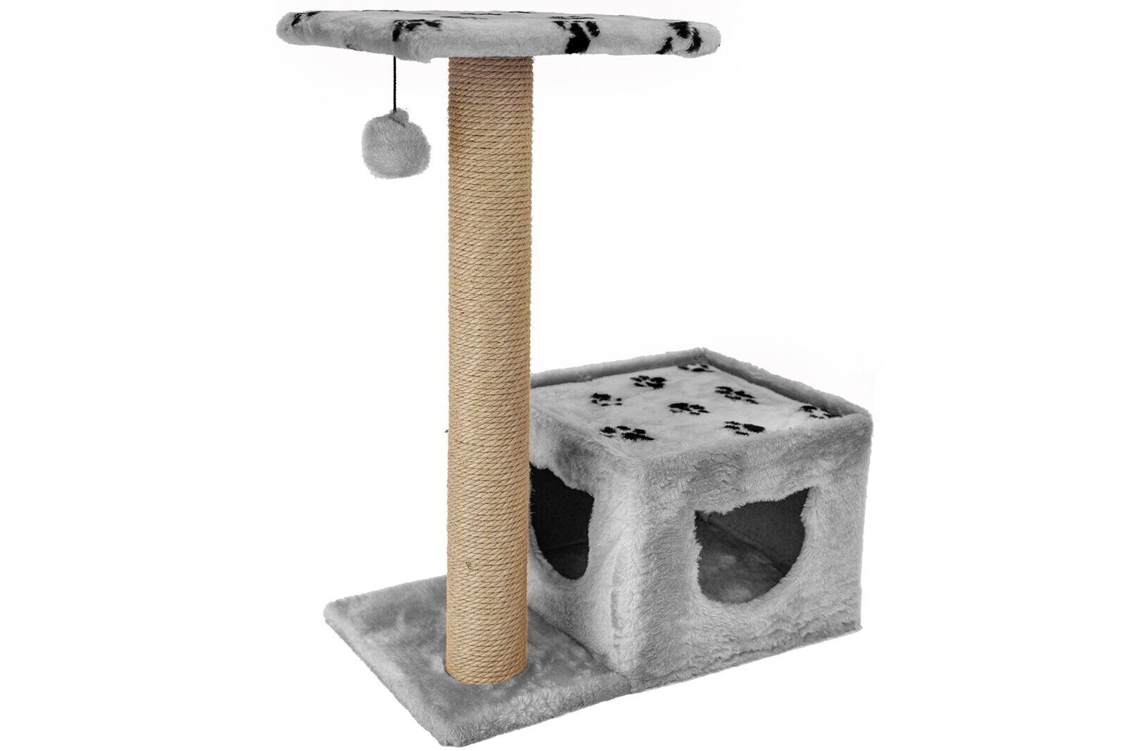 

Комплекс для кошек PetTails, серый, 2 уровня, 66 х 36 х 79 см