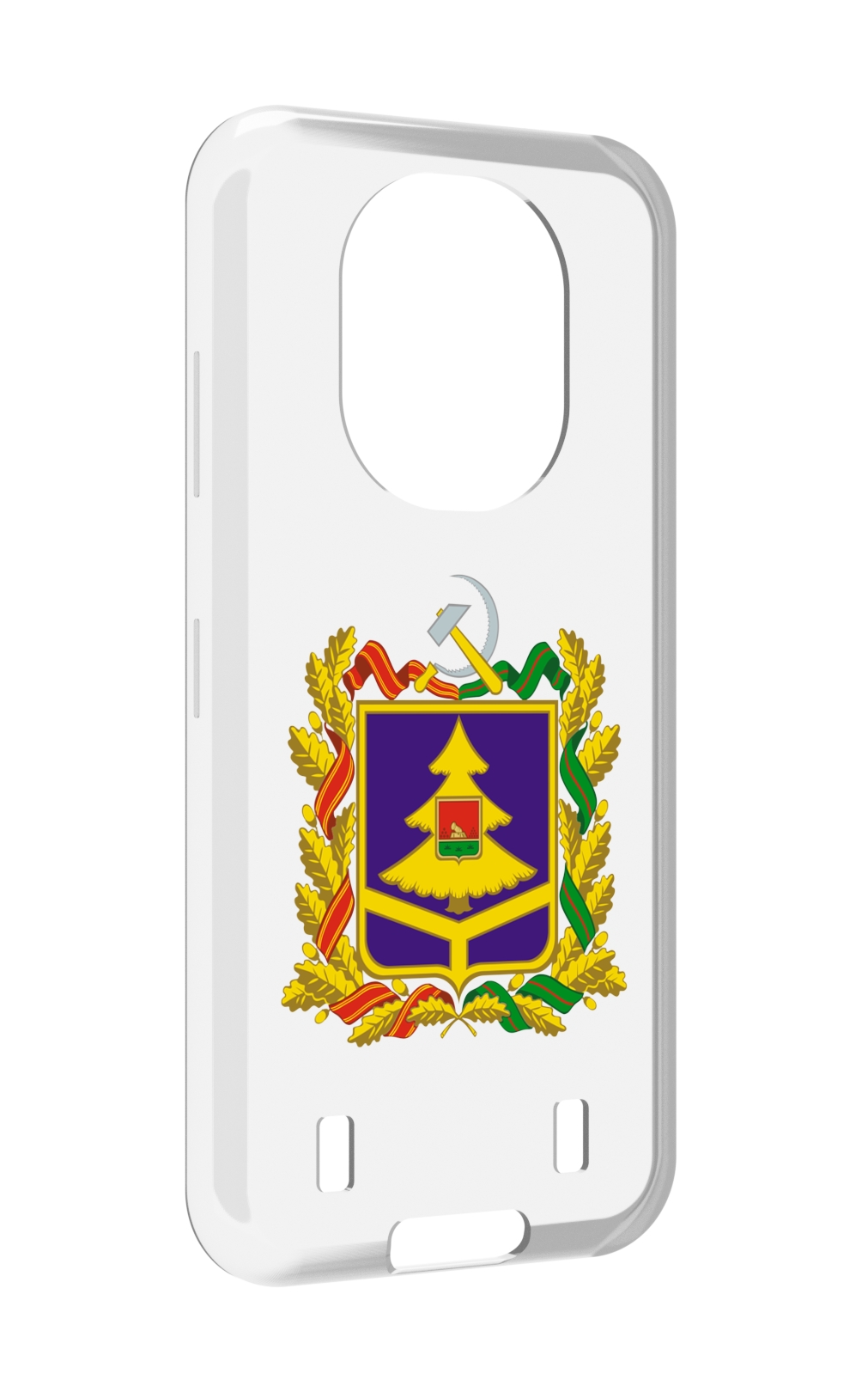 

Чехол MyPads герб-брянскои-области для Oukitel WP16, Прозрачный, Tocco