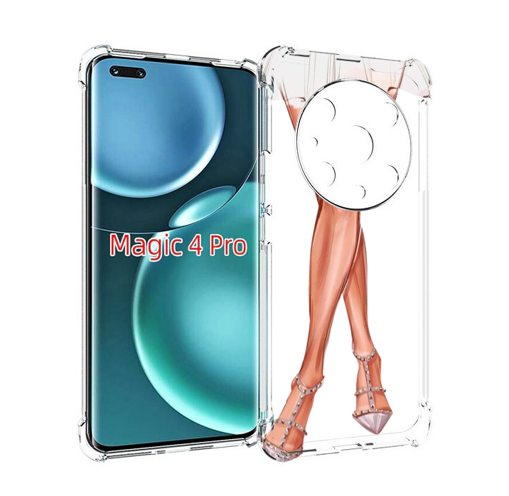 

Чехол MyPads Ножки для Honor Magic4 Pro, Прозрачный, Tocco