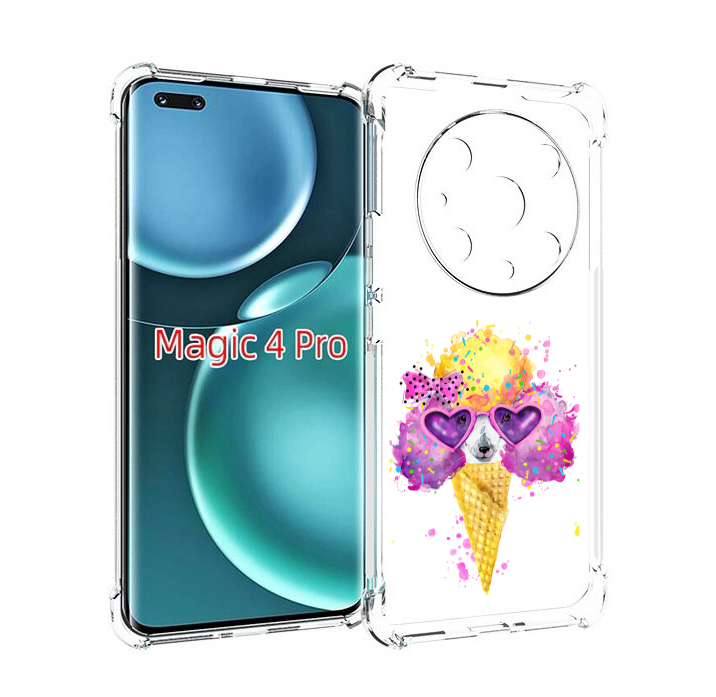 

Чехол MyPads Рожок для Honor Magic4 Pro, Прозрачный, Tocco