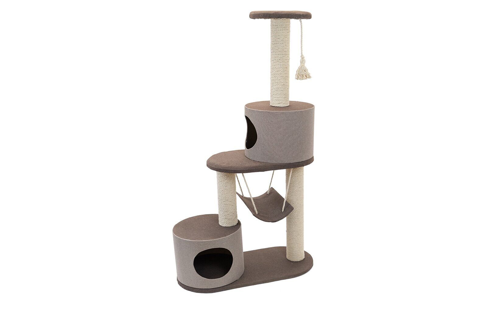

Комплекс для кошек PetTails Хайтек, коричневый, 4 уровня, 72 х 36 х h127см