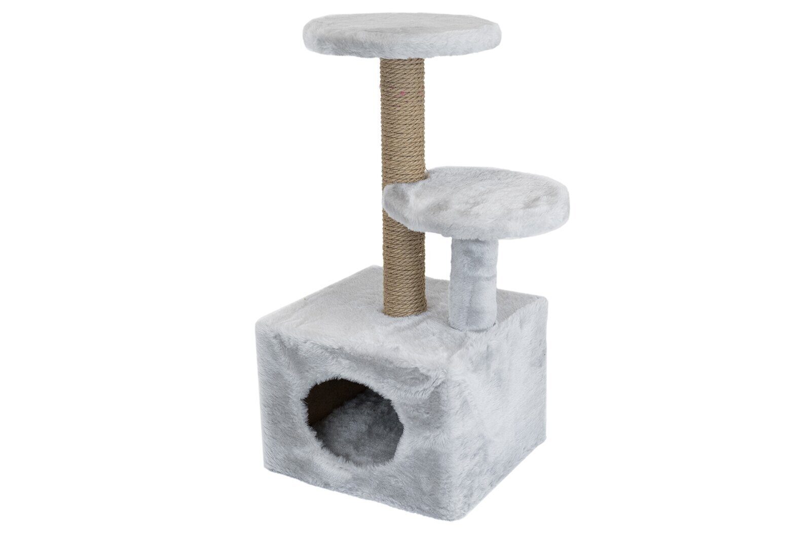 

Комплекс для кошек PetTails, серый, 3 уровня, 43 х 35 х h71см