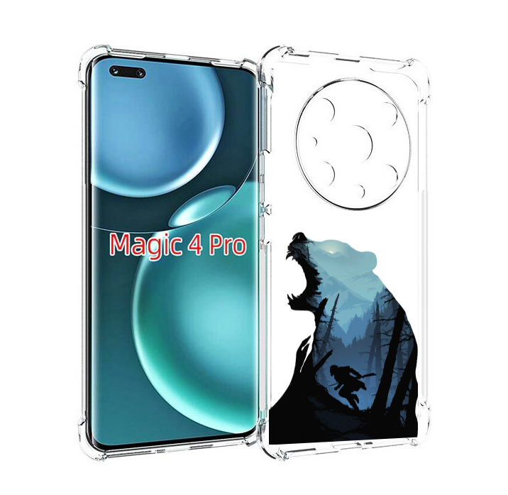

Чехол MyPads Ночной-медведь для Honor Magic4 Pro, Прозрачный, Tocco