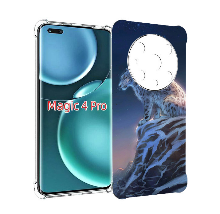 

Чехол MyPads Одинокий-Барс для Honor Magic4 Pro, Прозрачный, Tocco