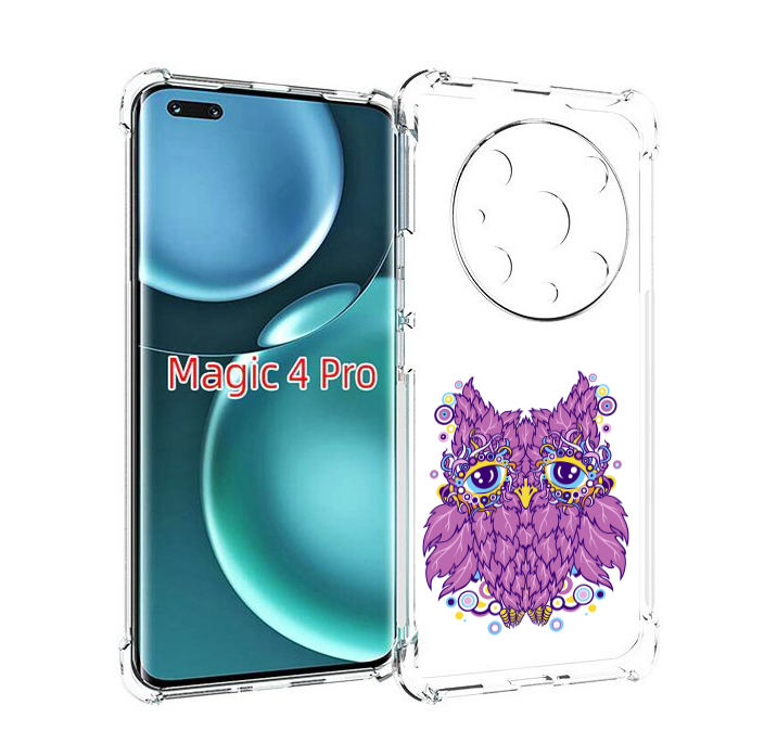 

Чехол MyPads Розовая сова для Honor Magic4 Pro, Прозрачный, Tocco