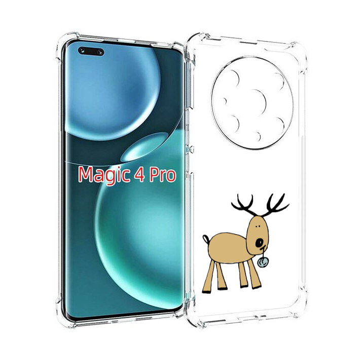 

Чехол MyPads Олень с шариком для Honor Magic4 Pro, Прозрачный, Tocco