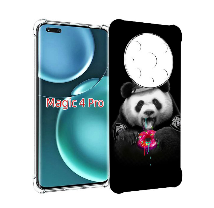 

Чехол MyPads Панда-с-пончиком для Honor Magic4 Pro, Прозрачный, Tocco