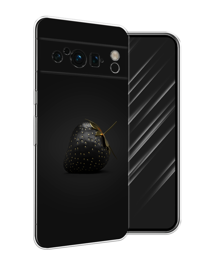 

Чехол Awog на Google Pixel 8 Pro "Черная клубника", Золотистый;черный;серый, 271650-10