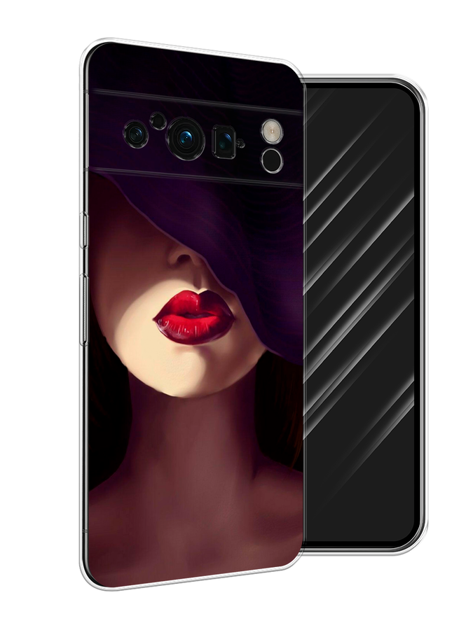 

Чехол Awog на Google Pixel 8 Pro "Красные губы", Черный;бежевый;красный, 271650-7