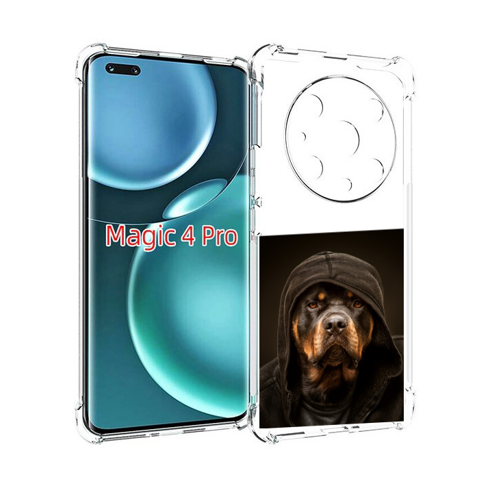 

Чехол MyPads Пес-барбос для Honor Magic4 Pro, Прозрачный, Tocco