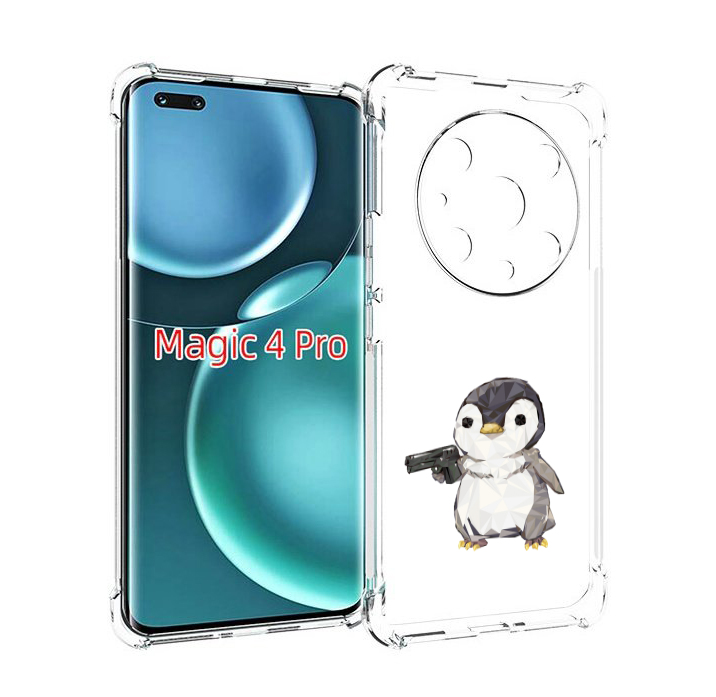 

Чехол MyPads Пингвин детский для Honor Magic4 Pro, Прозрачный, Tocco