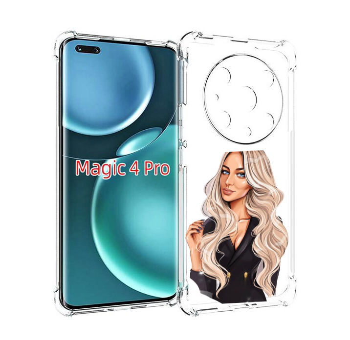 Чехол MyPads Платье-пиджак женский для Honor Magic4 Pro