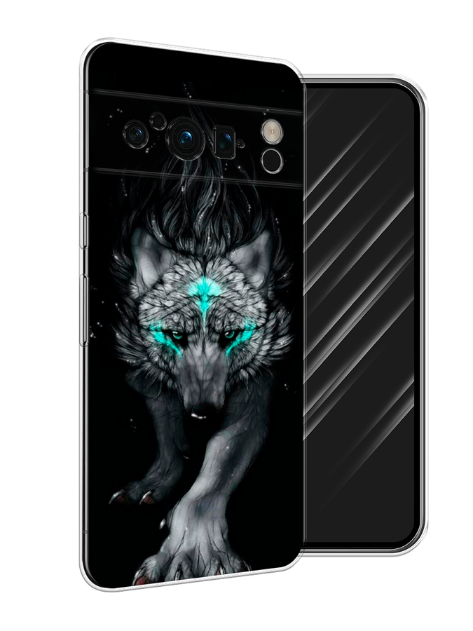 

Чехол Awog на Google Pixel 8 Pro "Волшебный волк", Черный;серый, 271650-2