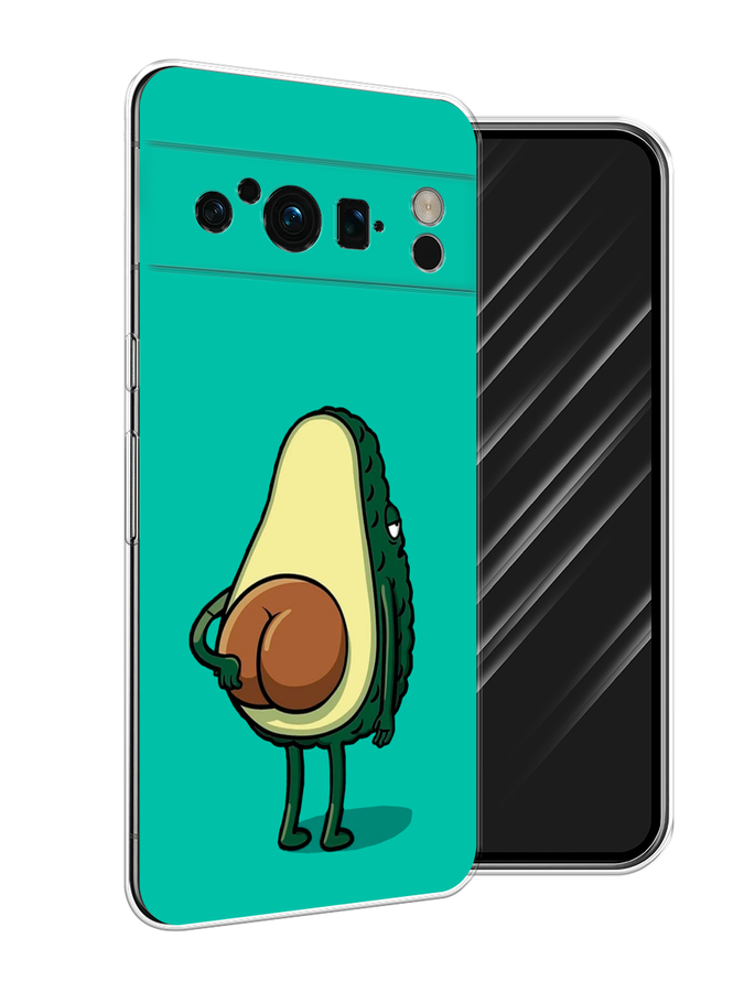 

Чехол Awog на Google Pixel 8 Pro "Попа авокадо", Бирюзовый;коричневый, 271650-10