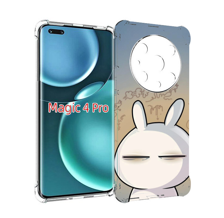 

Чехол MyPads Подозрительный-зайка для Honor Magic4 Pro, Прозрачный, Tocco