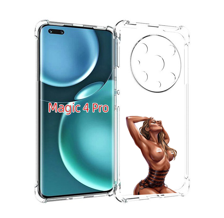 

Чехол MyPads Портупея денский для Honor Magic4 Pro, Прозрачный, Tocco