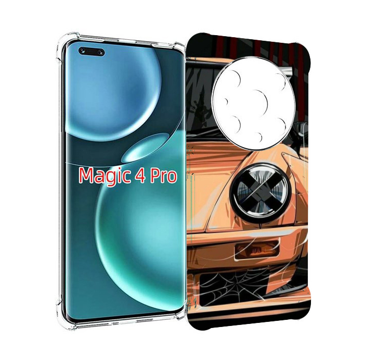 

Чехол MyPads Порш мужской для Honor Magic4 Pro, Прозрачный, Tocco