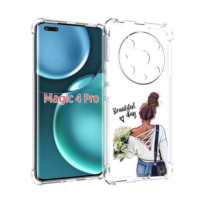 

Чехол MyPads Прекрасный-день для Honor Magic4 Pro, Прозрачный, Tocco