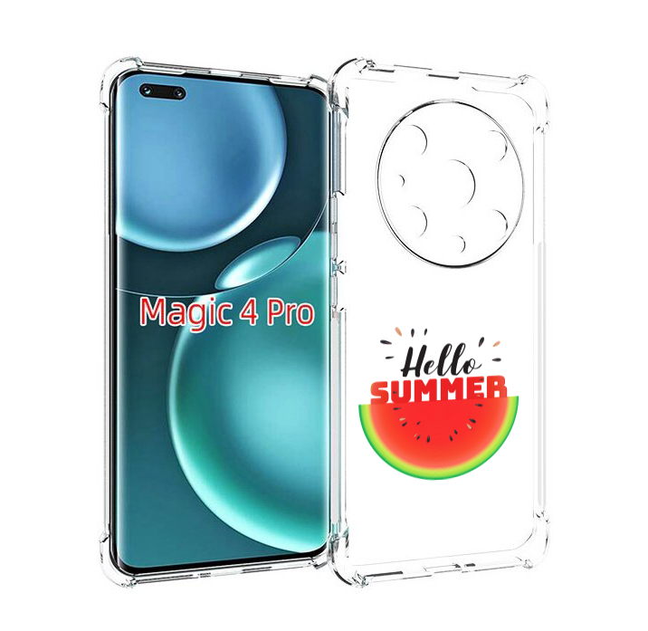 

Чехол MyPads Привет-лето для Honor Magic4 Pro, Прозрачный, Tocco