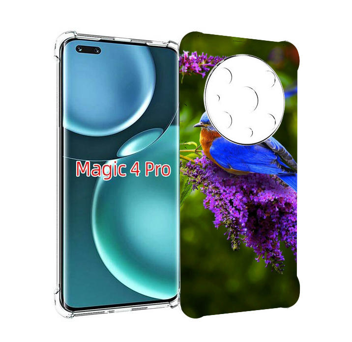 

Чехол MyPads Птица-сиреневая для Honor Magic4 Pro, Прозрачный, Tocco