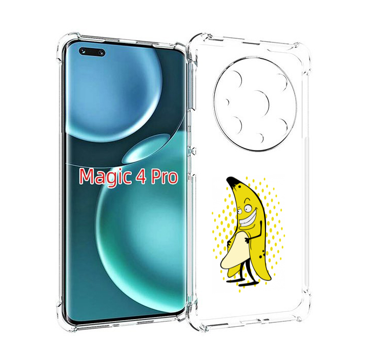 

Чехол MyPads Раздетый-банан для Honor Magic4 Pro, Прозрачный, Tocco