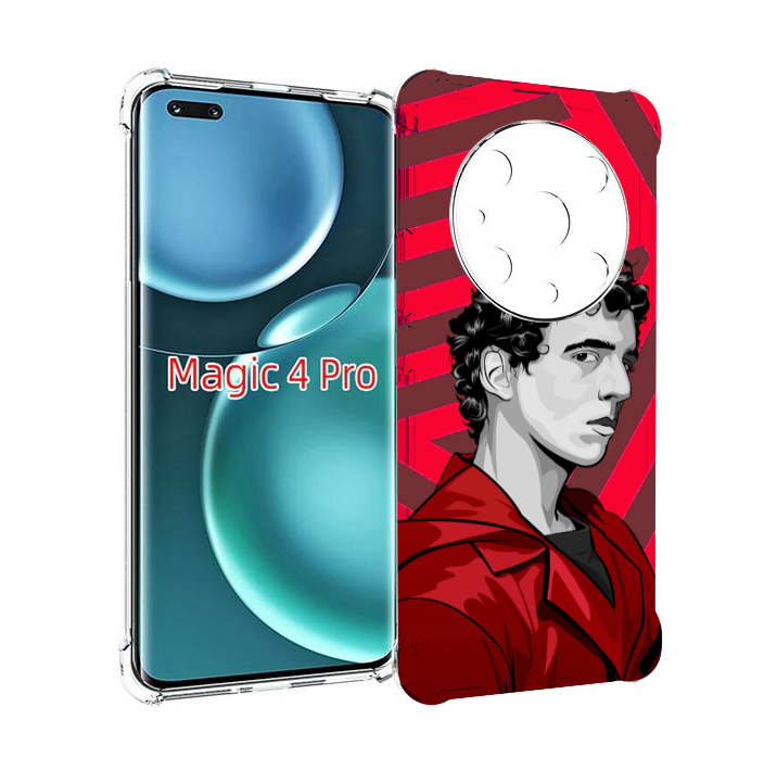 

Чехол MyPads Рио-бумажный-дом для Honor Magic4 Pro, Прозрачный, Tocco