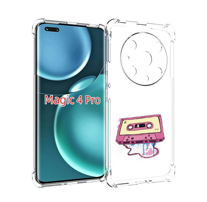 

Чехол MyPads Розовая кассета для Honor Magic4 Pro, Прозрачный, Tocco