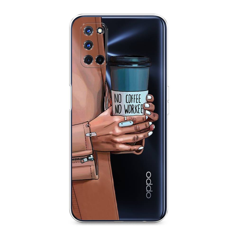 

Чехол Awog на Oppo A52 "No coffee", Разноцветный, 253150-7